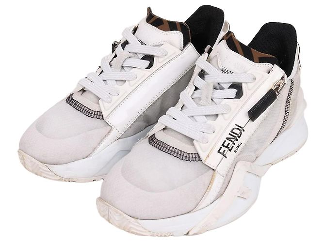 Fendi Logo White Flow Damen Sneaker Weiß