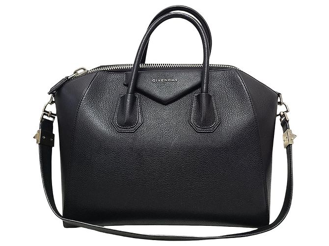 Givenchy Bolsa Antigona Medium em couro preto
