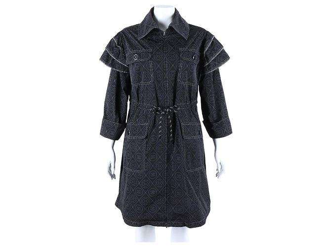 Giacca Chanel con zip lunga Nero