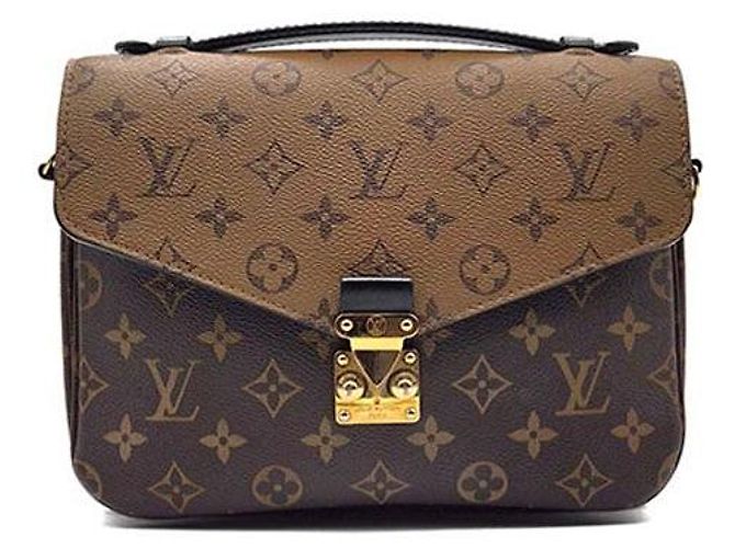 Louis Vuitton Pochette Metis Monogram Reverse Marron