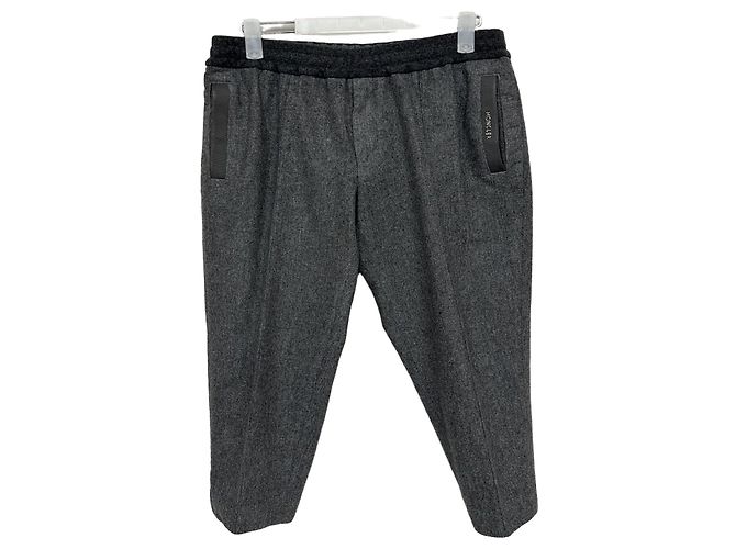 Moncler Flanellhose mit elastischem Bund Schwarz