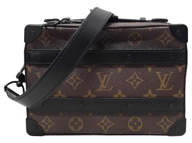 Louis Vuitton Monogram Handle Soft Trunk Messenger Bag Brown