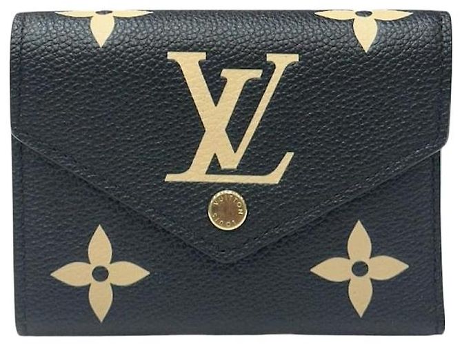 Louis Vuitton Victorine Wallet Monogram Empreinte Schwarz
