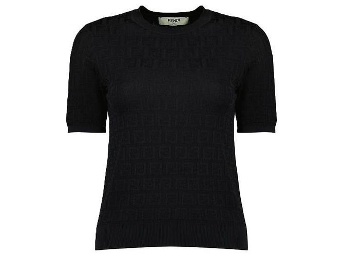 Fendi FF Spitzenstrick