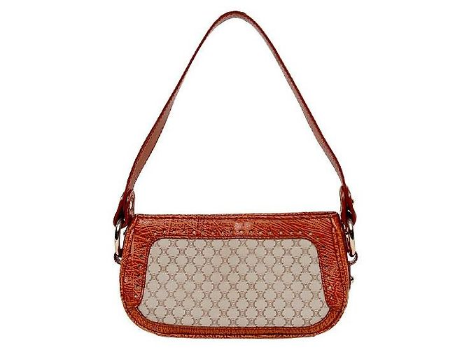 Céline Bolsa de ombro Macadam marrom