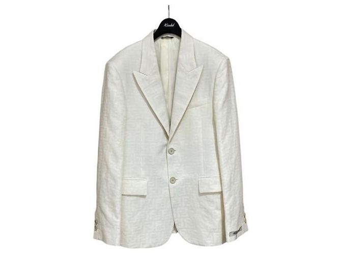 Fendi Blazer aus Baumwolle und Leinen