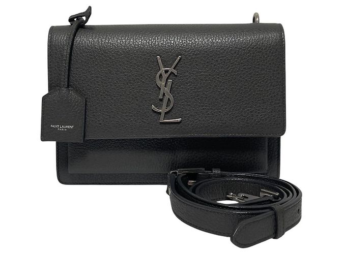 Saint Laurent Medium Sunset Satchel Schultertasche und Umhängetasche Braun