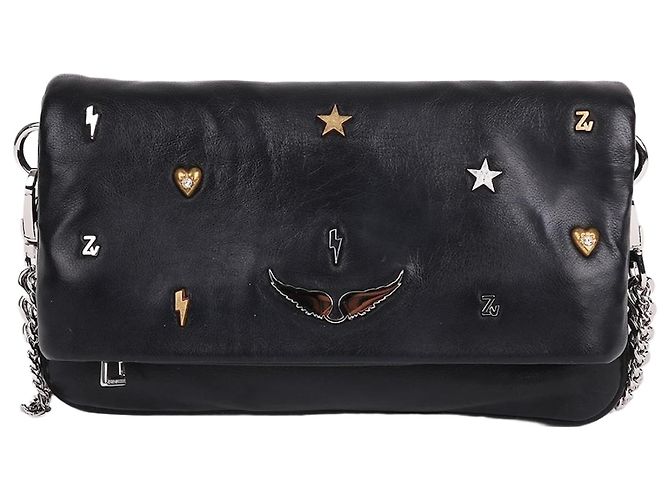 Zadig & Voltaire Borsa a tracolla Combi Decor Black Chain Nero