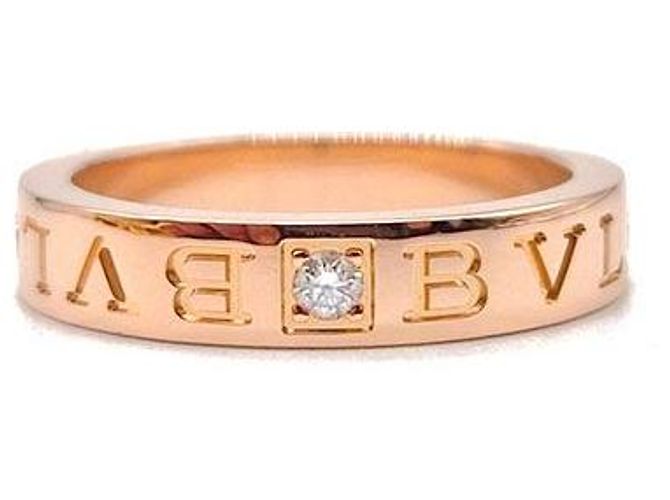 Bulgari Diamond BB Ring Pink 