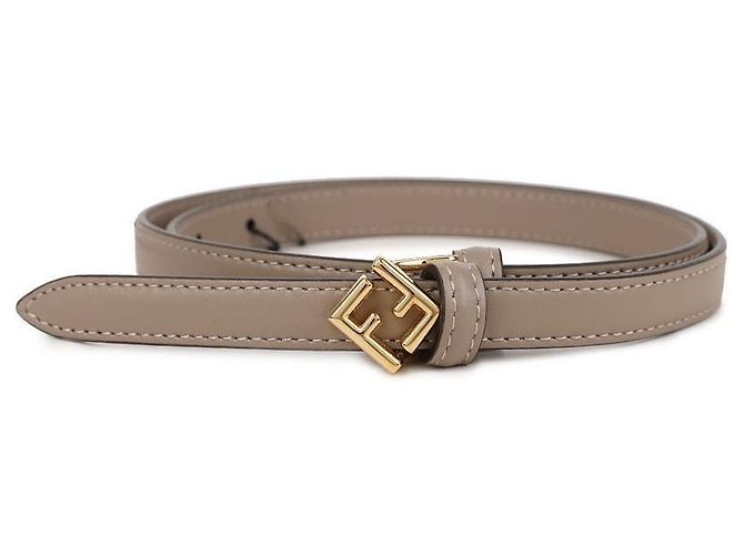 Fendi Cinto Diamond Regular Marrom