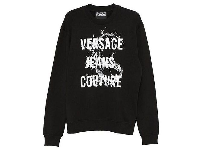Versace Sudadera de jersey de algodón estampado