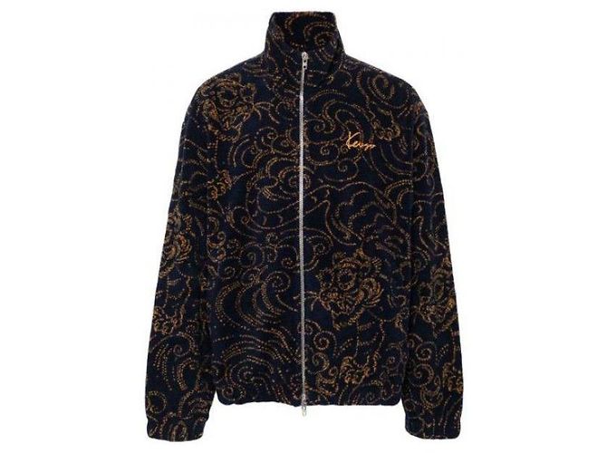 Kenzo Star Tiger Fleece Jacket Blue