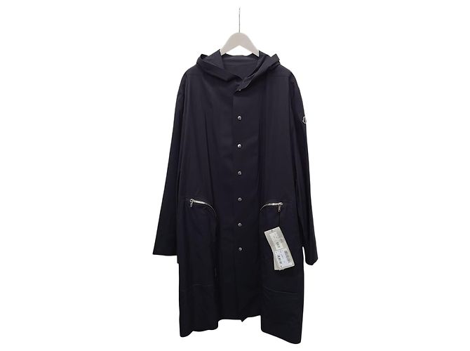 Moncler Rick Owens Nesbit Nylon Parka Schwarz