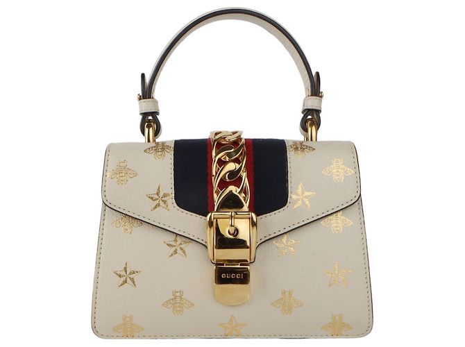 Bolso bandolera Gucci Bee Star Mini Sylvie Blanco