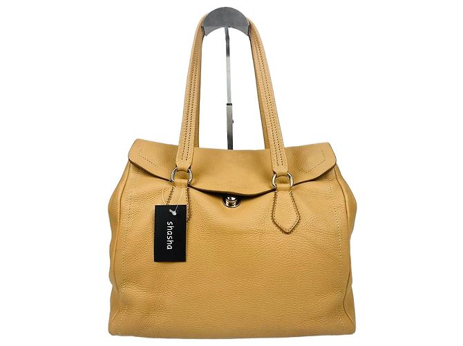 Prada Borsa a tracolla beige e argento Marrone 