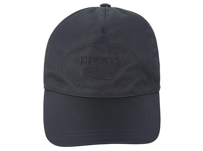 Prada Nylon Baseball Cap Size Black