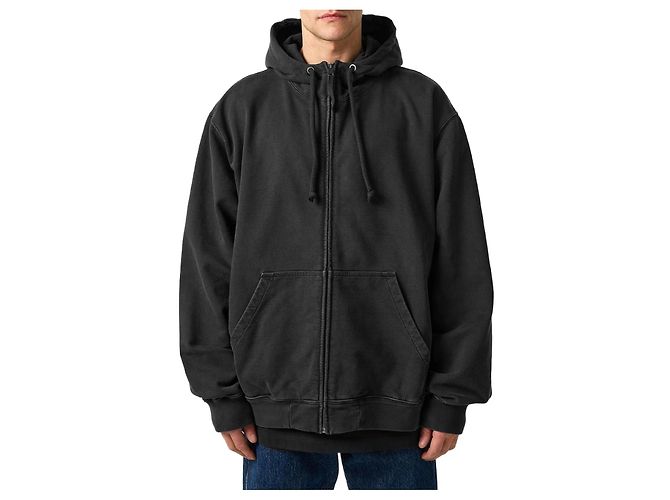 Maison Martin Margiela Kapuzenpullover mit besticktem Logo Schwarz