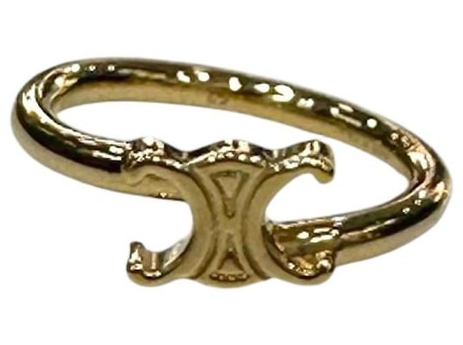 Céline Triomphe Asymmetric Ring Golden