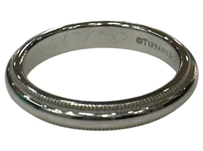 Tiffany & Co Together Millgrain Platinring Braun
