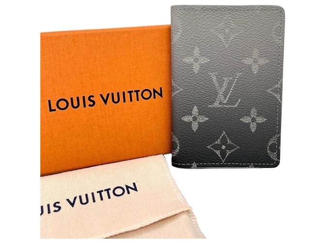 Louis Vuitton Pocket Monogram Organizer Card Wallet Brown