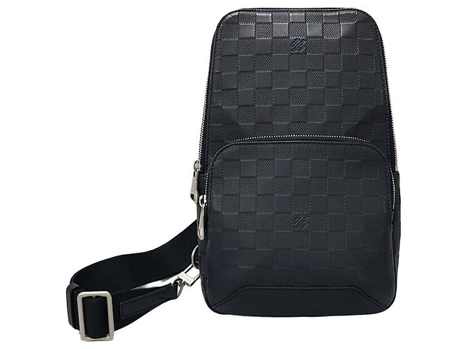 Louis Vuitton Damier Infini Slingback Silber