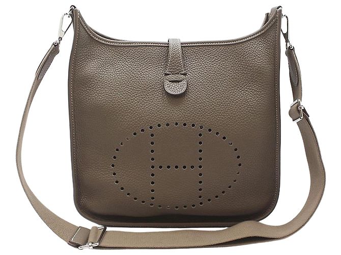 Hermès Borsa a tracolla Evelyne PM Marrone