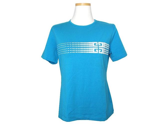 Givenchy Camiseta Boutique Azul Céu