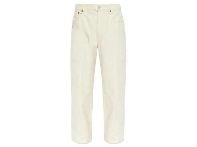 Kenzo Japanese Denim Monkey Fit Cargo Jeans Blue