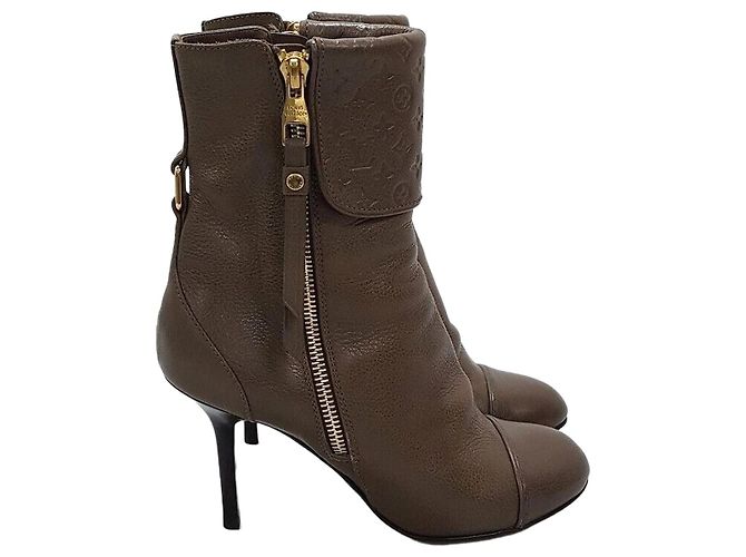 Louis Vuitton Anfrent Ankle Boots Brown