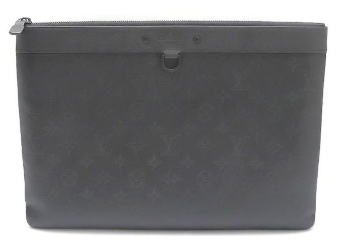 Louis Vuitton Clutch Monogram Shadow Nero 