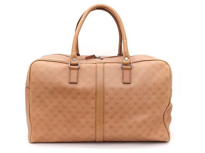 Borsa Boston e Borsa Tote Salvatore Ferragamo Marrone