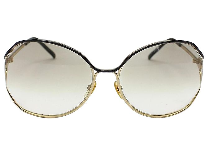 Gucci Oversized-Sonnenbrille mit GG-Logo Schwarz