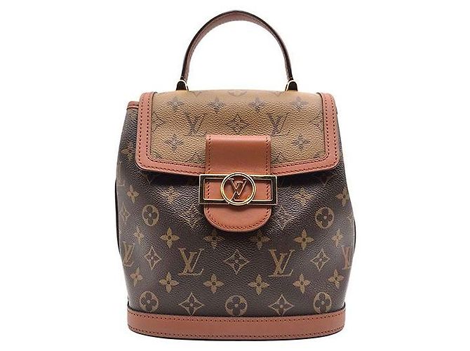 Louis Vuitton Monogram Dolphin Backpack PM Brown