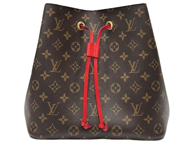 Louis Vuitton Monogram NeoNoe MM Red Rosso