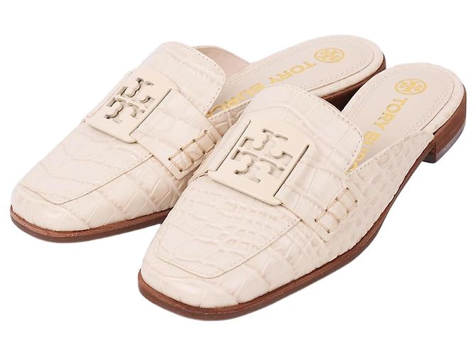 Tory Burch Mule Loafer Georgia inutilisé Blanc