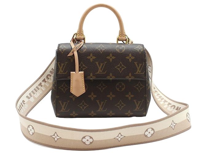 Louis Vuitton Mini borsa a tracolla Monogram Clooney Marrone