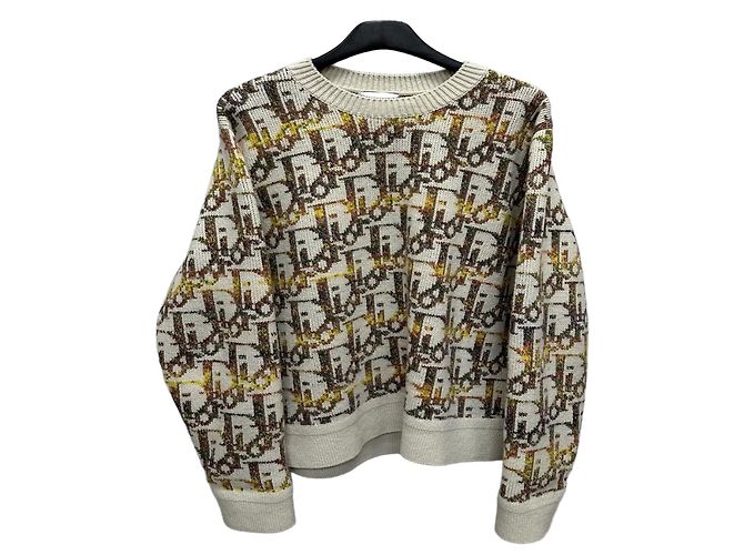 Dior Oblique Wollpullover Mehrfarben 