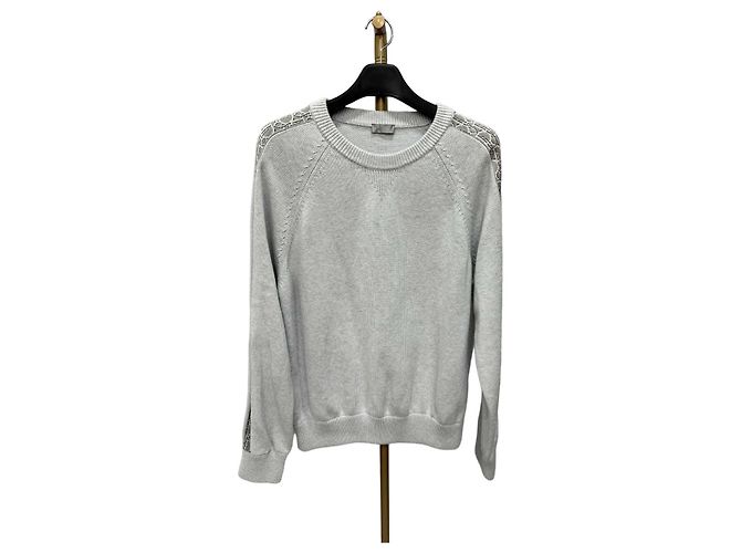 Dior Insert Oblique Knit XXL Silber 