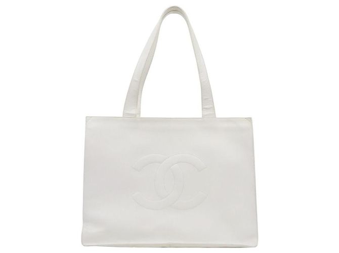 Chanel Borsa a tracolla Big CC Bianco