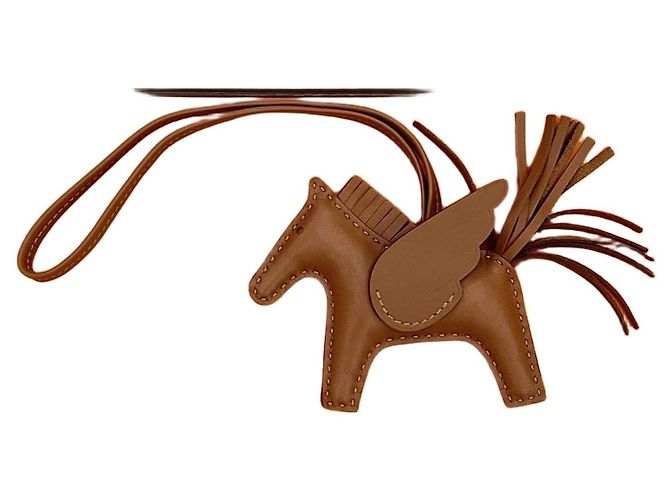 Hermès Charm Rodeo Pegasus Porte-clés Or Orange