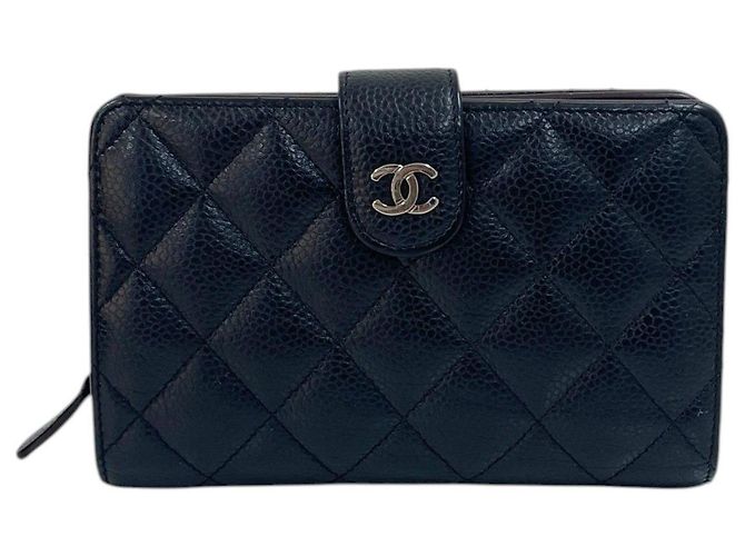 Chanel Black Caviar COCO Wallet