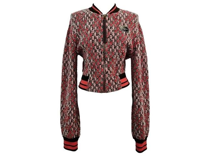 Louis Vuitton Strickjacke mit Reißverschluss Rot 