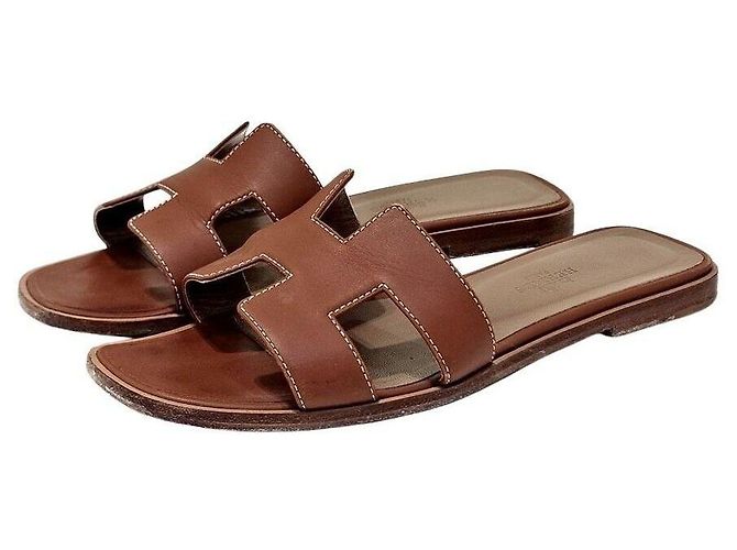 Hermès Mule Oran Marron