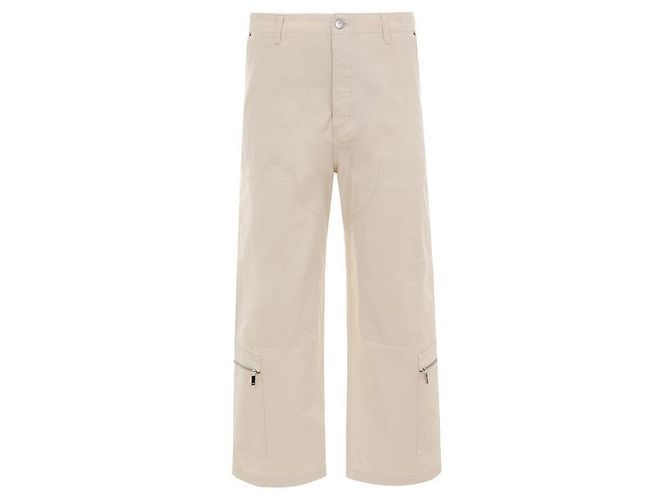 Dior Pantalones de algodón CD Icon Carpenter Blanco