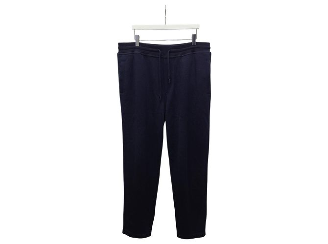 Brunello Cucinelli Navy Cashmere Training Pants Blue