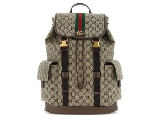 Gucci Ophidia Large Backpack Brown