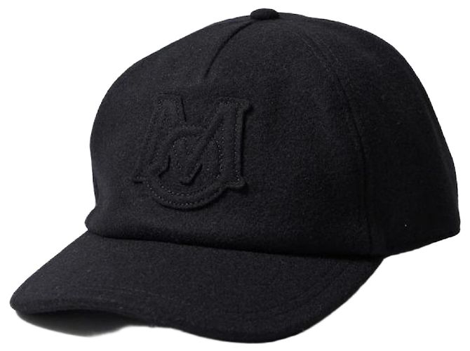 Moncler Casquette baseball en laine Noir