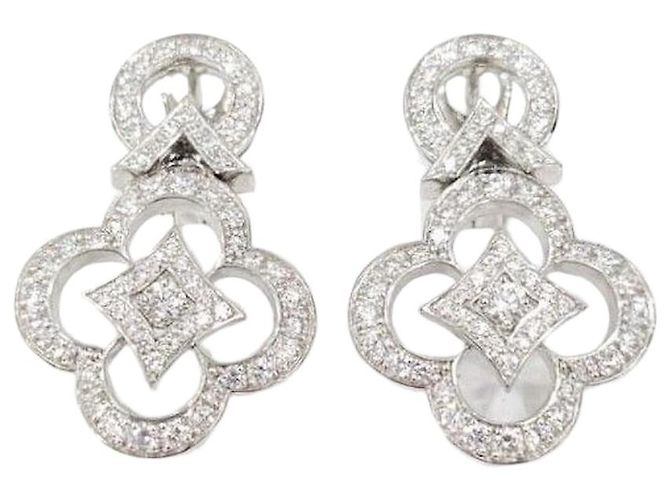 Louis Vuitton Orecchini Ardentess in oro bianco e diamanti Argento