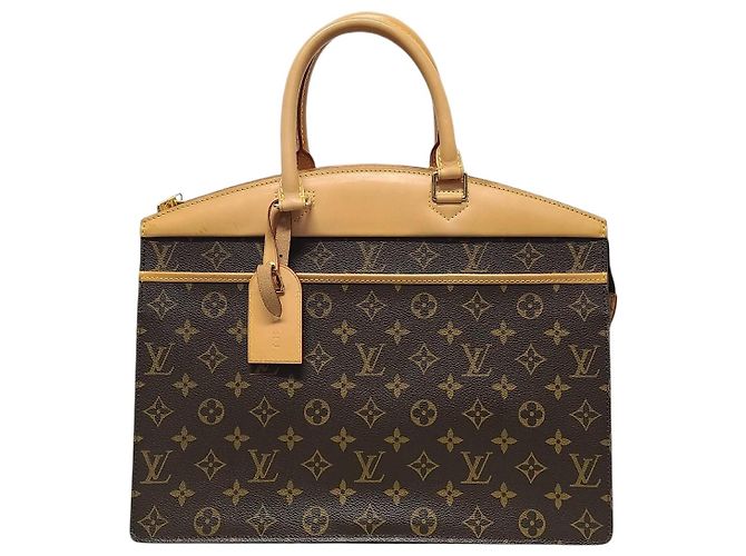 Louis Vuitton Monogram Canvas Riviera Tote Bag Brown