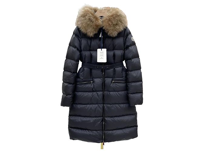 Moncler Boedic Down Long Coat Black